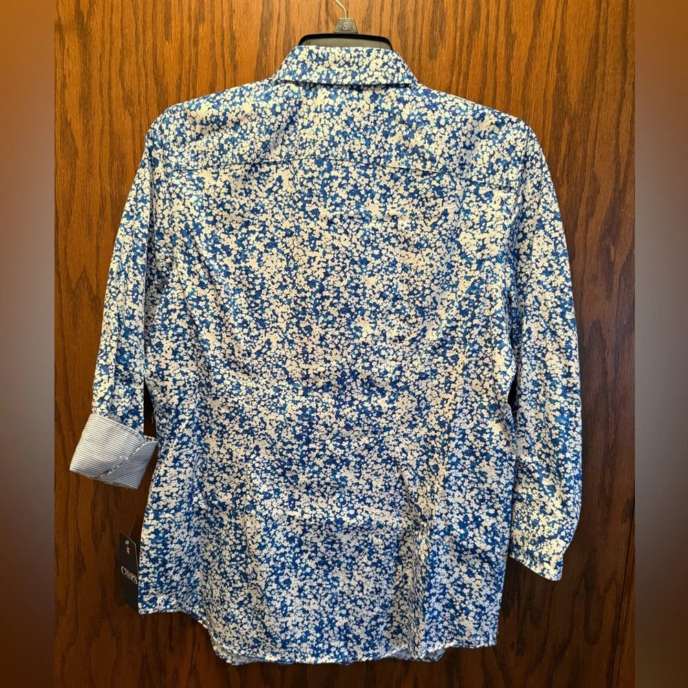 Chaps Women's Button Up Floral Shirt-New - Picture 7 of 7